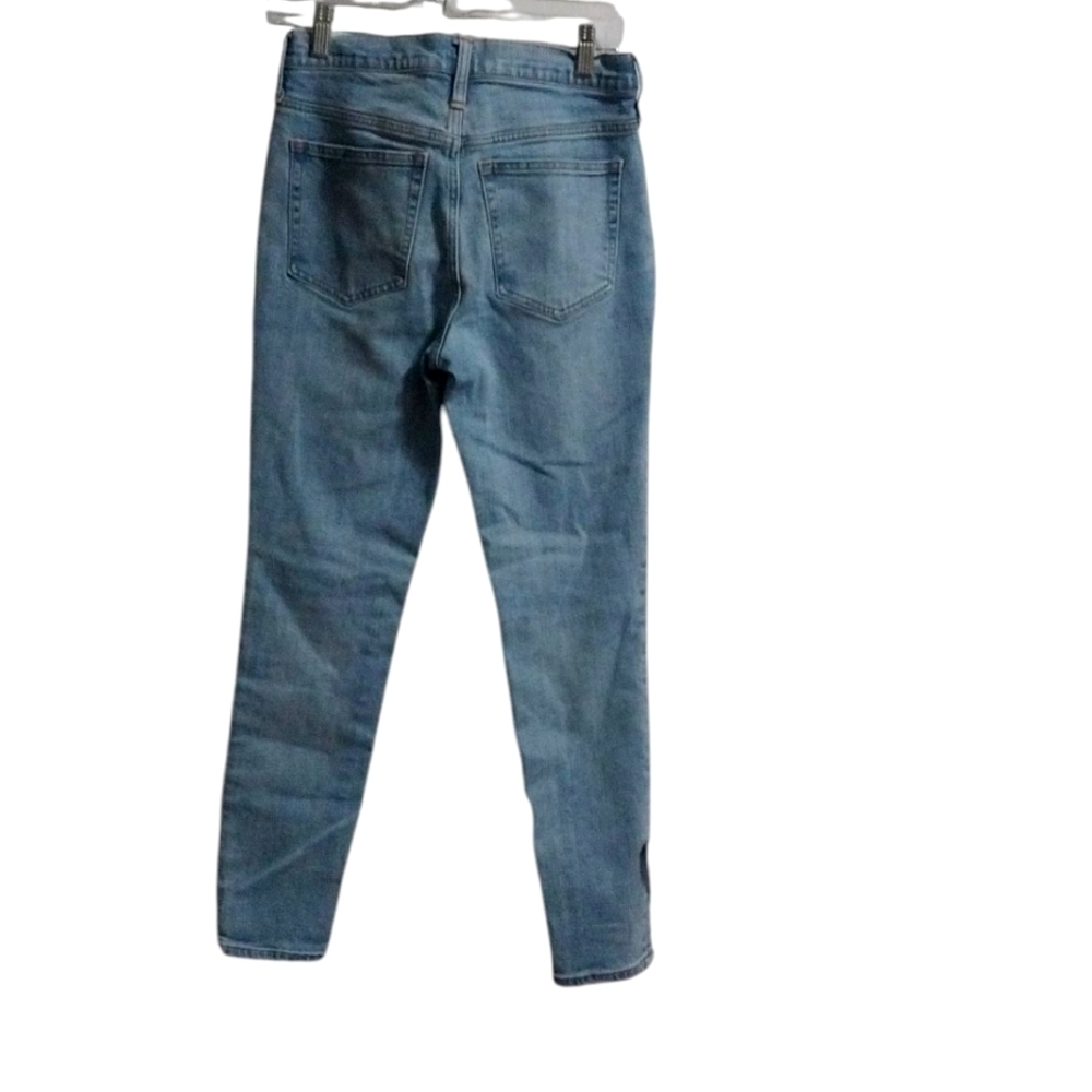 J. Crew Gray and Blue Skinny Jeans
